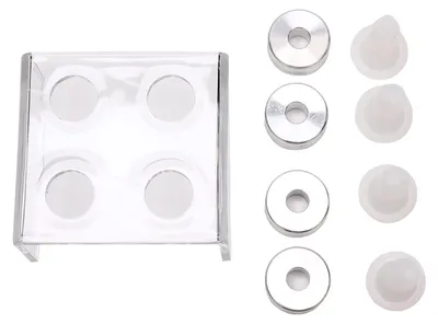 Productafbeelding van Lippenstift Mal - 4 Stuks - Siliconen Vorm - DIY Make-up - Cosmetica Gereedschap - Eenvoudig te Bedienen - Unieke Kleuren - Lippenstiftvorm