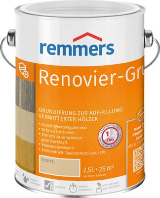 Immagine prodotto di Remmers Renovier-Grund abete rosso 2,5 l, fondo per legno