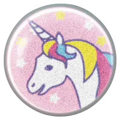 Produktbild von 1 Paar STUDEX Medizinische Ohrstecker Einhorn Ø 4,0 mm