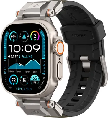 Image de Spigen Durapro Armor Apple Watch 6 / 7 / 8 / 9 / 10 / Se / Ultra 1 / 2 (44 / 45 / 46 / 49 Mm) Military Green