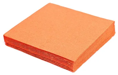 Produktbild von 500x Servietten 33 x 33 cm 1/4 -Falz 3-lagig orange