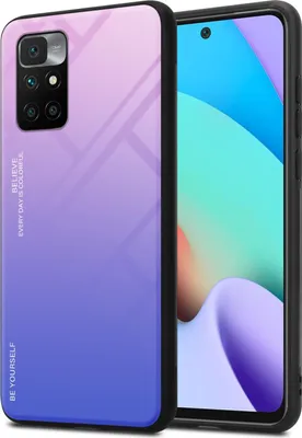 Produktbild von Cadorabo Hülle für Xiaomi RedMi 10 / RedMi NOTE 11 4G Schutz Hülle in Schwarz Handyhülle TPU Etui Cover Case Tempered