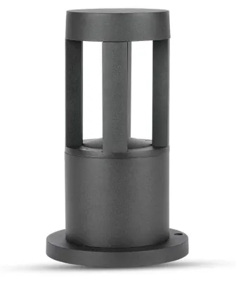 Immagine prodotto di V-TAC VT-830 lampada led COB da giardino 10W fissaggio a terra 25cm nero IP65 bianco freddo 6400K - SKU 128324