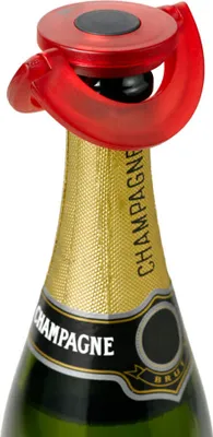 Produktbild von AdHoc FV35 Sektflaschenverschluss oder Champagnerverschluss Gusto, Kunststoff | Silikon, Farbe: Rot