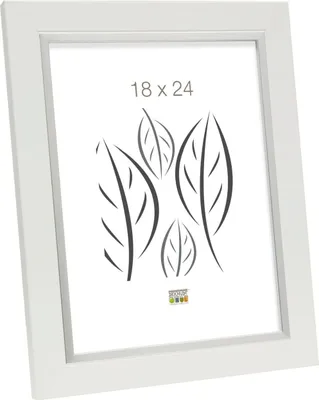 Image de Deknudt Cadre photo Blanc Argent 21x29,7 cm