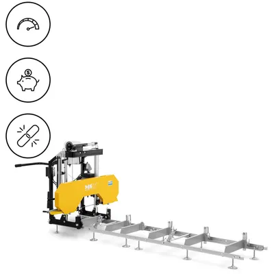 Obrázek produktu pro Expondo MSW pásová pila – 2,6 kW – 2800 ot./min – dráha 3 m