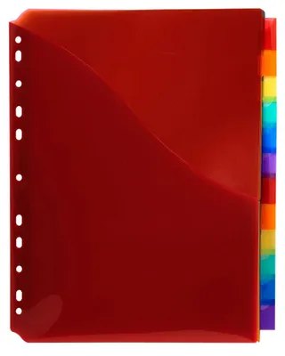 Image de Exacompta 4844E Intercalaires Exactive en PP 200 µm, 12 onglets, format A4 Maxi
