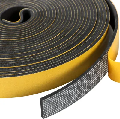 Imagen del producto de Cinta de sellado autoadhesiva, de espuma, 25 mm x 3 mm, 10 metros, para puertas y ventanas