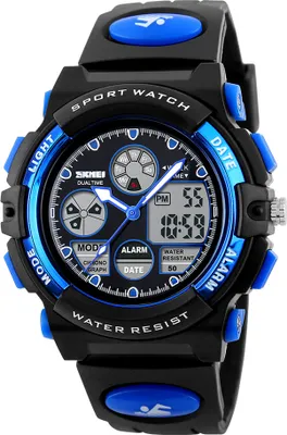 Produktbild von SKMEI Kinderuhr Digital Quarz Armbanduhr LED Leuchtend Wasserdicht Kinderarmbanduhr Uhr für Jungen Maedchen