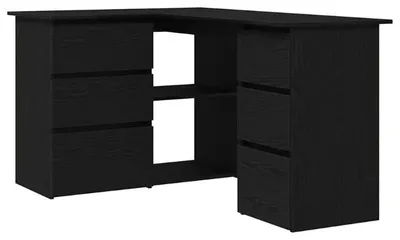 Obrázok produktu pre Stôl – pracovný stôl, 145 x 100 x 76 cm – drevotrieska – s zásuvkou a 2 policami – pre domáce pracovisko – armádovo zelený
