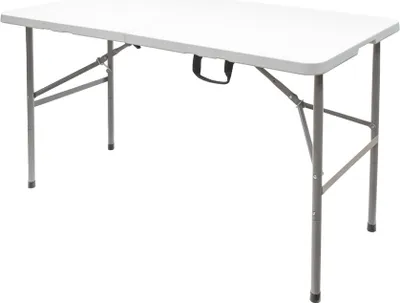 Obrázek produktu pro Obdélníkový skládací stůl HDPE 122x61x74 cm. Bílá barva