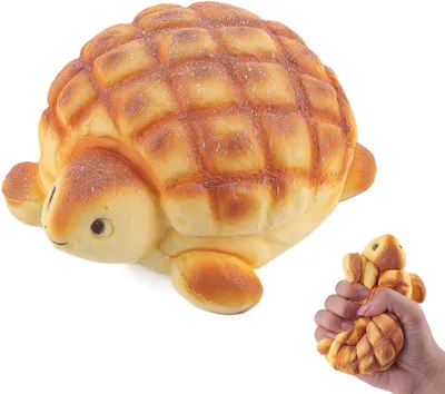 Produktbild von Schildkrötenbrot, Schaumtiere, Stressbälle, weiche Spielzeuge, verlangsamt