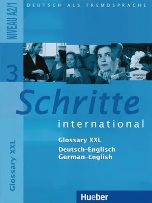 Produktbild von Schritte international 3. Niveau A2/1. Glossar XXL Deutsch-Englisch German-English