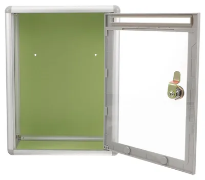 Imagen del producto de Solidchoice - Buzón de pared con cubierta transparente