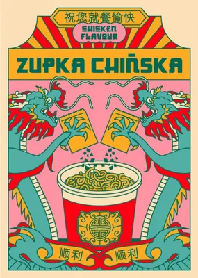 Zdjęcie produktu dla MALOWANIE PO NUMERACH Z RAMĄ Obrazy do malowania - Zupka Chińska 40x50 cm