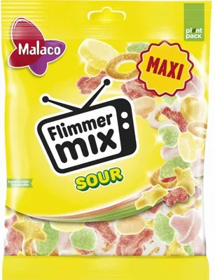 Produktbild von Malaco Flimmer Mix Sour 325g