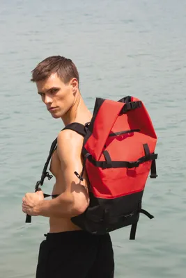 Produktbild von Kimood Wasserdichter Rucksack mit Kompressionsriemen
