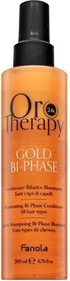 Obrázok produktu pre Fanola Oro Therapy 24k Gold Bi-Phase Conditioner bezoplachový kondicionér pre hebkosť a lesk vlasov 200 ml