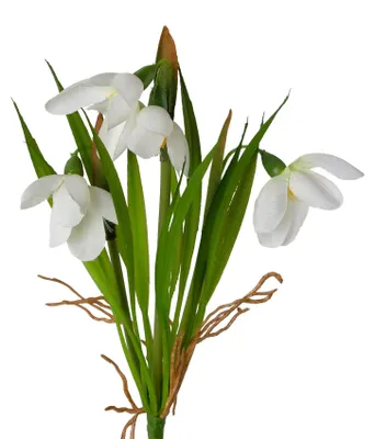 Produktbild von Kunstblume SCHNEEGLÖCKCHEN ca 21cm. Künstliche Frühlingsblumen