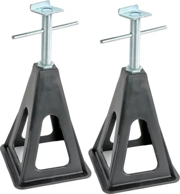 Produktbild von ProPlus Stützbock 2er Set Kunststoff höhenverstellbar 750 Kg Traglast 42 cm Höhe