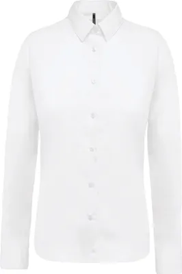 Image de Blouse en popeline à manches longues Kariban