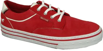 Produktbild von Mustang Damen Sneaker Schnürung Halbschuhe 1354-313, Größe:42 EU, Farbe:Rot