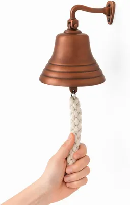 Productafbeelding van Bar accessoires voor home pub hand bell - Wandgemonteerde bar bell nautische decoraties - Receptie - Pubs 12,7 cm