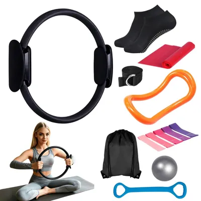Produktbild von Omgoods – 14-teiliges Pilates-Set für das Training zu Hause