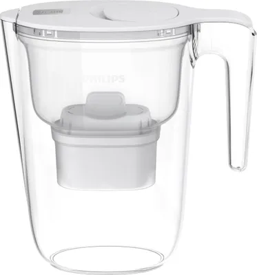 Image de Bouilloire à filtre Philips AWP2933Wht, 2,6 l, filtre Micro-Clean adoucissant+, avec minuterie, blanc