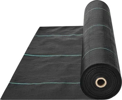 Obrázok produktu pre Fólia na trvalú ochranu proti burine, 1 x 50 m, tkaná, PP, odolná proti korózii, záhradníctvo