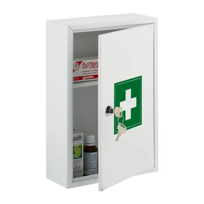 Produktbild von Lekárnička s 2 priehradkami, biela RD45334