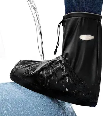 Productafbeelding van Overschoenen Waterdicht - Regenschoenen Fiets - Schoenhoesjes - Zwart - Maat 40-42