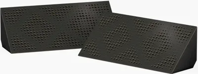 Immagine prodotto di Confezione da 2 - Trappola acustica angolare stretta | Dimensioni: 23 x 50 cm | Colore: (nero, REBAT-Horizont)