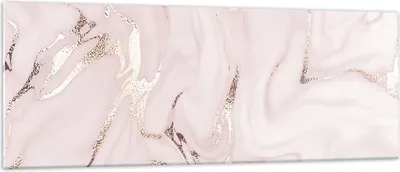 Produktbild von Bilder auf glas - Einteilig - Rosa Marmor verschüttet - 140x50cm - Glasbilder - Wandbilder - Bilder - zum Aufhängen bereit - Wanddekoration aus Glas - Glas Bilder - Wandbild auf Glas - GAB140x50-4799