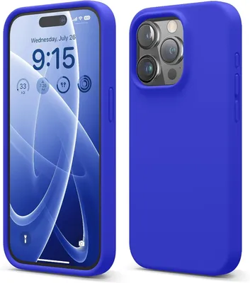 Image de Elago Premium Silicone Case for iPhone 15 Pro Cobalt Blue