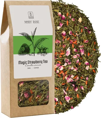 Immagine prodotto di Mary Rose - Tè magico alla fragola - 50 g