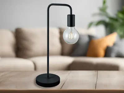Produktbild von Trio Diallo Tischleuchte E27 Schwarz Matt 51cm