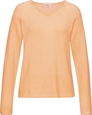 Produktbild von Buffalo V-Ausschnitt-Pullover pfirsich meliert Größe 36/38