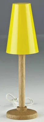 Produktbild von Stehlampe Holzfuß mit Kunststoffschirm für Puppenhaus