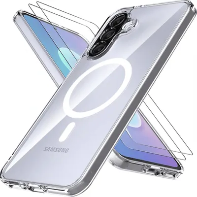 Produktbild von Hülle + 2X Schutzglas für Samsung Galaxy A57 5G MagSafe Panzerglas Case Full 9H, KI-generiertes Bild