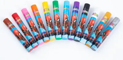 Produktbild von Ölpastellkreiden 12 Farben Spiderman Colorino