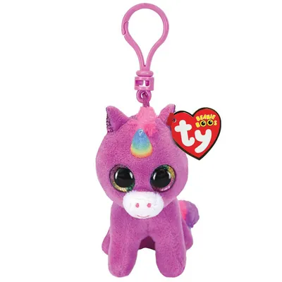Image de Ty Beanie Boo's Clip Rosette Unicorn 7cm