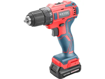 Produktbild von Akku-Bohrschrauber Extol Premium 8891152, BÜRSTENLOS, 12V Li-Ion, 2Ah