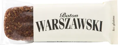 Zdjęcie produktu dla Baton Warszawski - Ziarno kakaowca i pomarańcza 50g