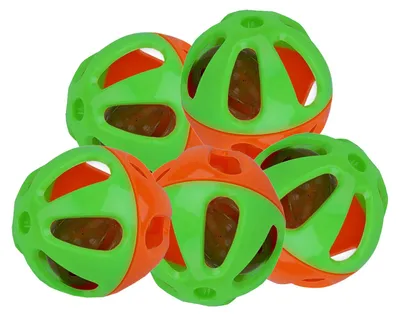 5 Rasselkugeln zum Einnähen Rasselball Stoffspielzeug Kuscheltier-Reparatur 36mm