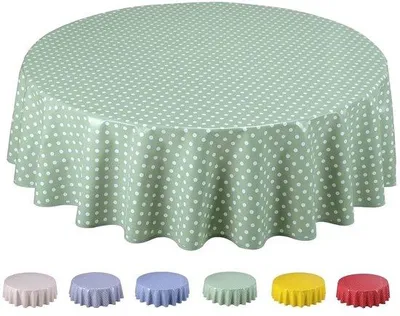 Obrázok produktu pre Vodoodpudivý okrúhly obrus – 140 cm – ideálny pre vnútorné aj vonkajšie použitie