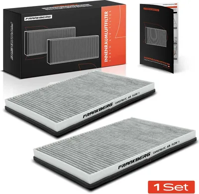 Obrázok produktu pre Frankberg 2x filter vzduchu v kabíne s aktívnym uhlím pre Mercedes-Benz triedy A W168 Vaneo 414