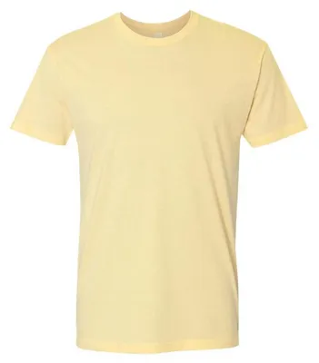 Produktbild von Next Level Apparel - T-Shirt für Herren/Damen Uni, Rundhalsausschnitt LT4314 (XL) (Bananencreme)