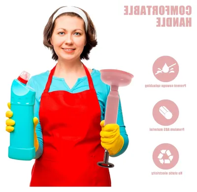 Produktbild von Gummipümpel für Hochdruck mit Halterung für Spülbecken und Badezimmerabfluss