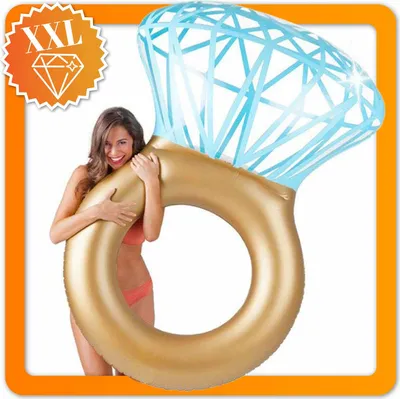 Produktbild von Aufblasbarer Diamantring Schwimmreifen